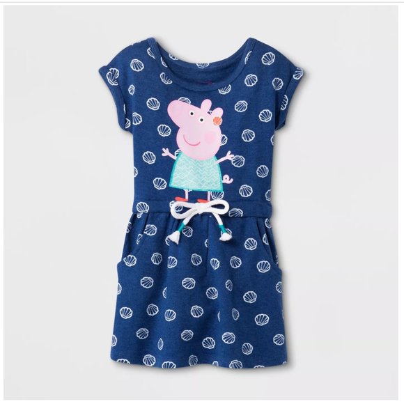 peppa pig blue dress